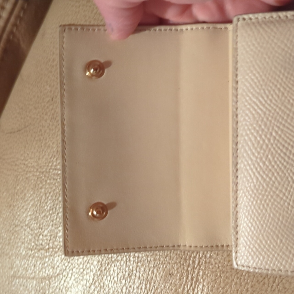 Celine Cream Leather Wallet - Picture 3 of 10